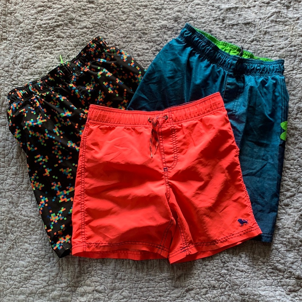 3 Pairs of Medium Boys Swim trunks